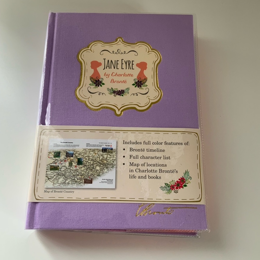 Purple Jane Eyre Hardcover Book